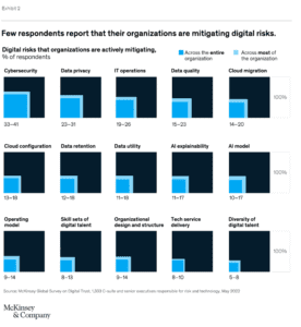 Digital risks that organizations are mitigating