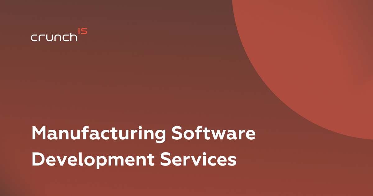 Manufacturing Software Development Services