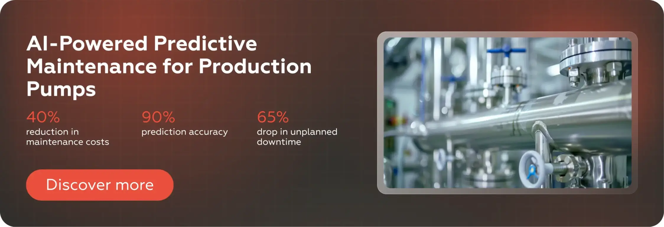An AI-driven predictive maintenance solution for a pump production company