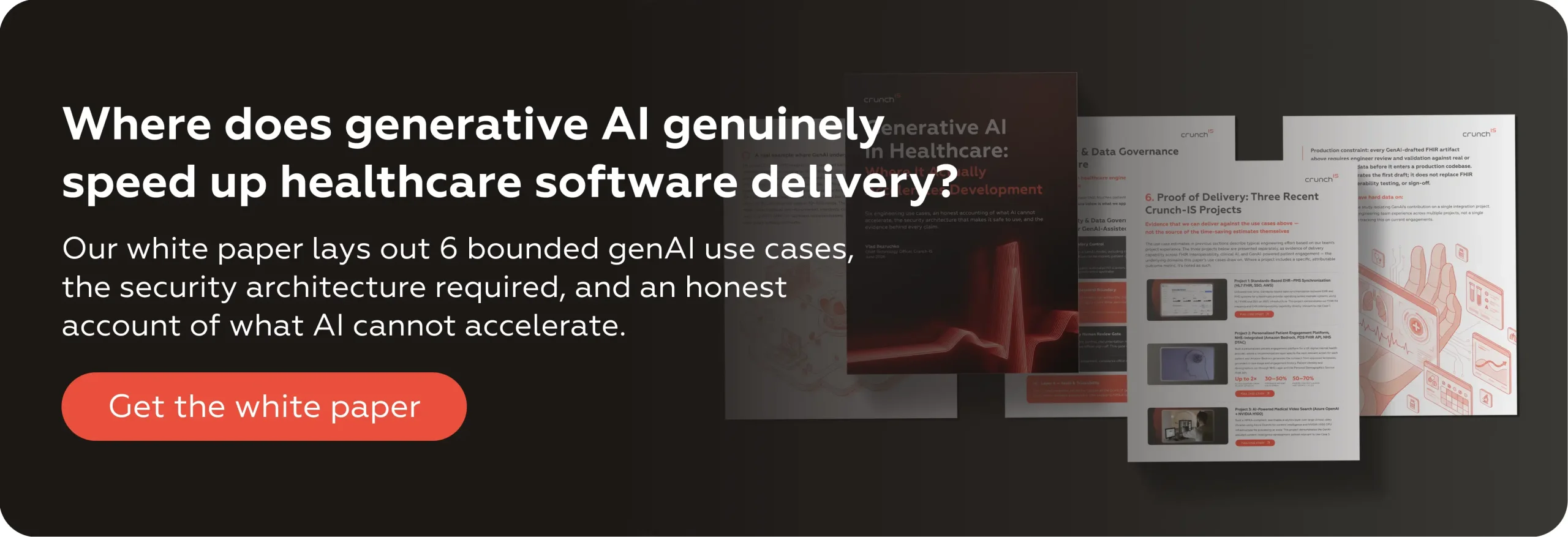 Where does generative AI genuinely speed up healthcare software delivery? Get the white paper